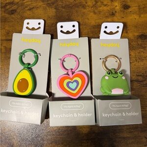 Heyday Key Chain & Holder for Air Tags. Buyer choice